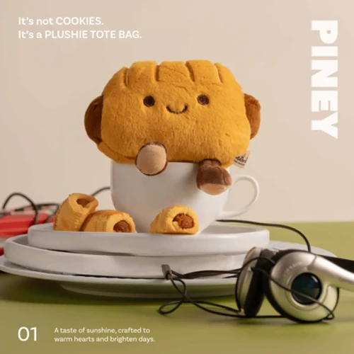 Plushie Tote Bag - Piney